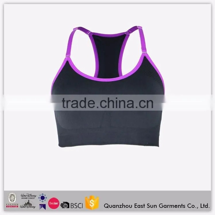 2016 high quality comfortable quick dry fashion yoga bra sport bra