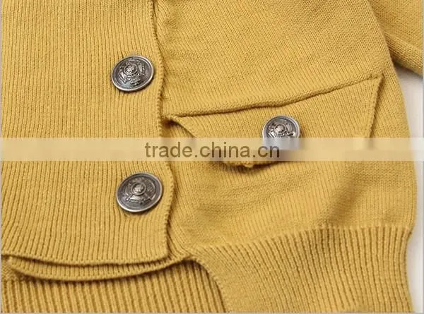 Single Breasted Irregular Boys Fashion Cardigan Sweater