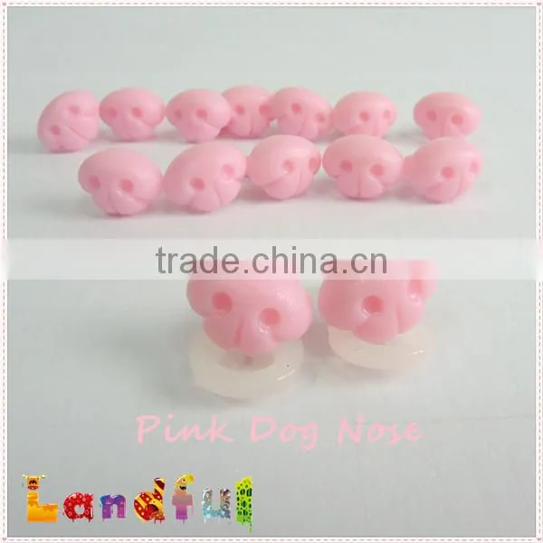 15mm Safety Plastic Dog Nose Pink for Stuffed Animal