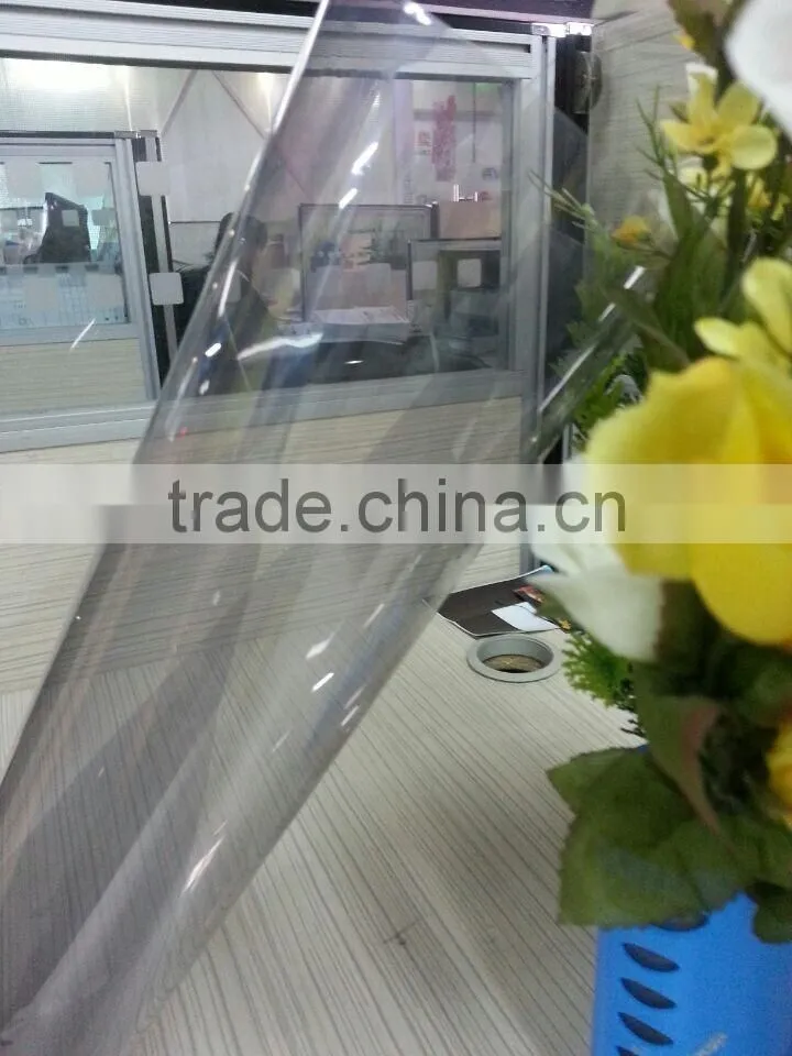 transparent plastic film with glue, high quality safety & security film with imported glue