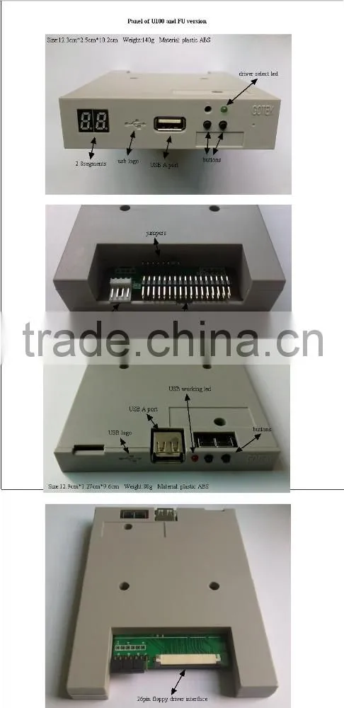USB simulating floppy drive 3.5'' inch floppy drive convert to USB simulator for Barudan Tajima Happy embroidery machine