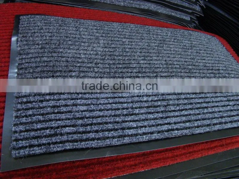 Stripes PVC floor mat and door mat