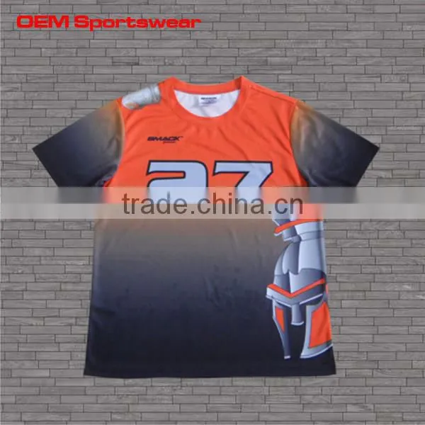 Full sublimation sport t shirt cricket jersey for team