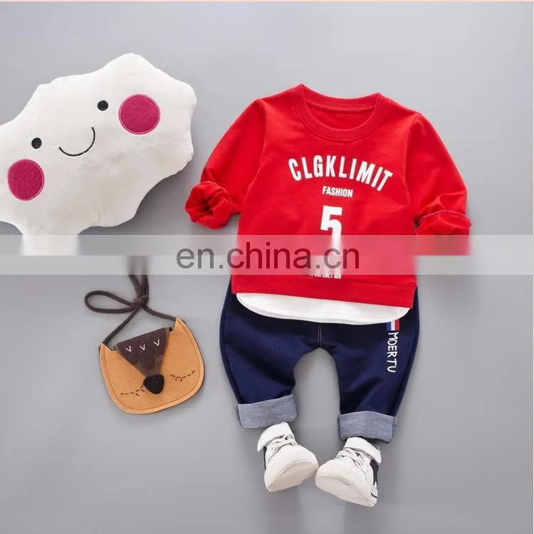 Wholesale 100% cotton kids fleece set