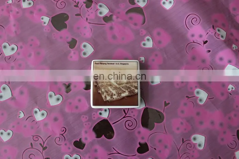 Sublimation blank ceramic fridge magnet