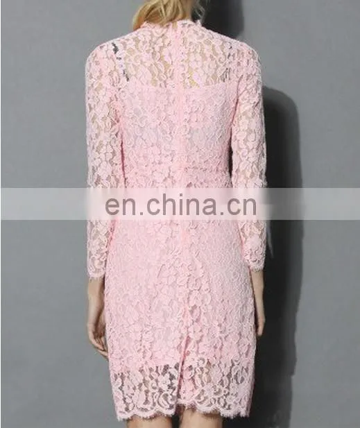 China OEM wholesale women's lace dress