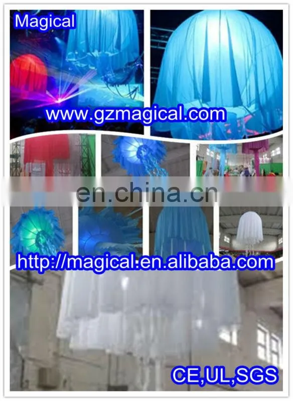 Inflatable LED jellyfish balloon decoration