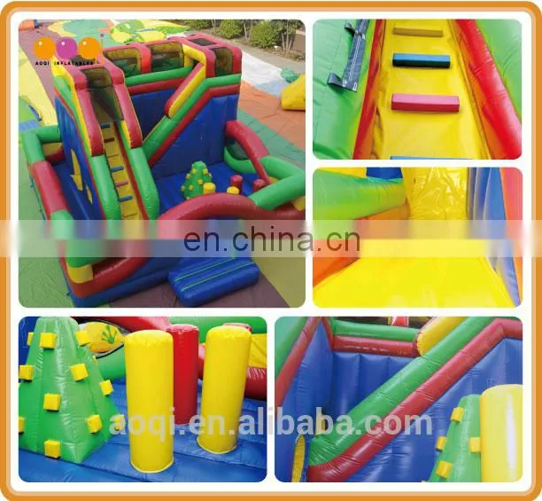 AOQI colorful inflatable fun city beautiful fun city for children
