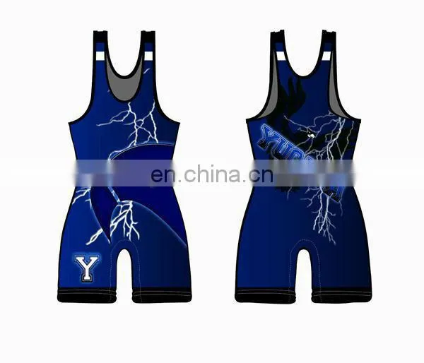 High Materials Sublimation Wrestling Singlets Jerseys