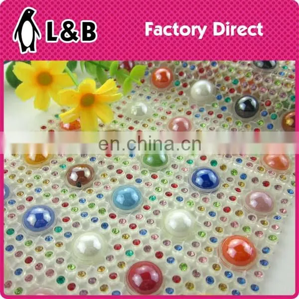 New arrival fashion plastic crystal AB rhinestone mesh