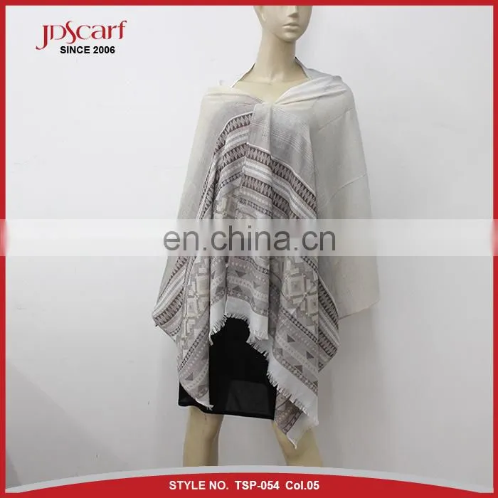 Women 100% polyester multicolor pashmina hijab scarf