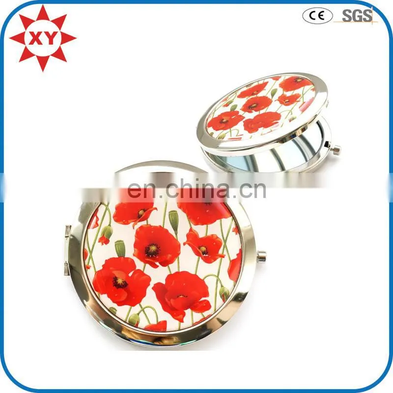 Custom bling rhinestone folding make-up mirror for gifts set