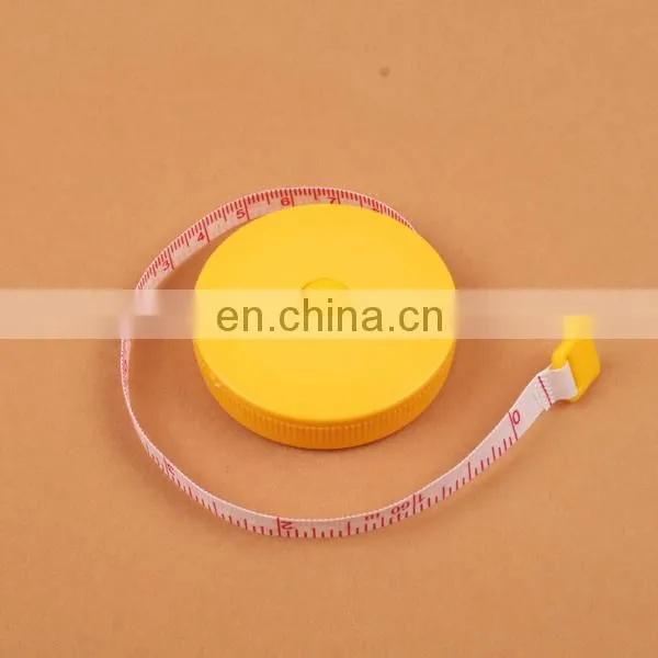 2016 most popular custom printed tape measure Mini Plastic Round Tape Ruler Measurements