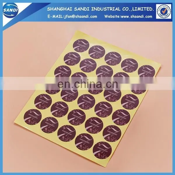 cheap adhesive label paper with printing