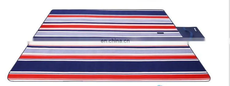 100%polyester waterproof custom picnic pocket beach blanket fabric