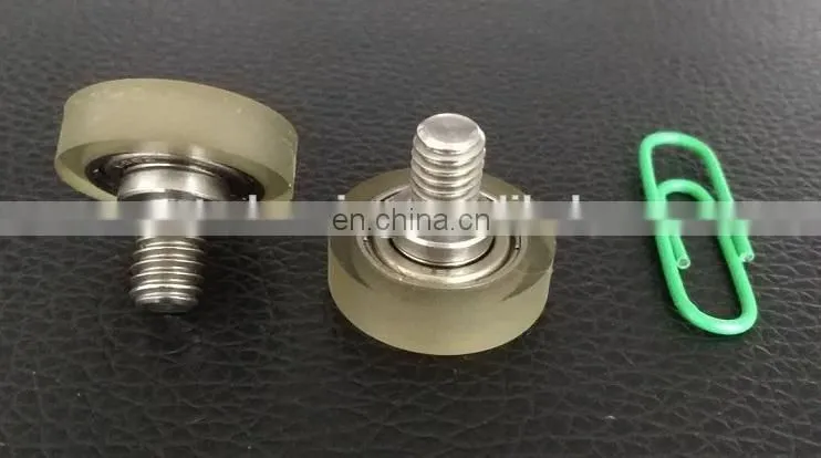 Urethane Coated Bearing with screw rod PU69619-5 polyurethane Bearing