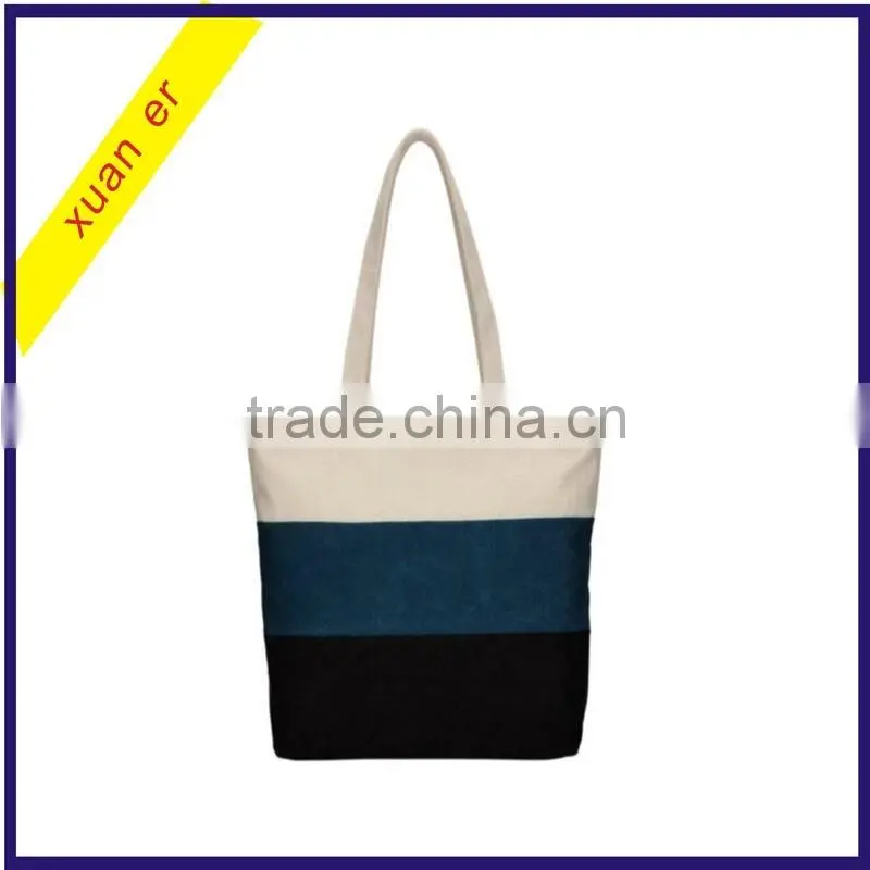Wholesale women's canvas shoulder hand bag made in china