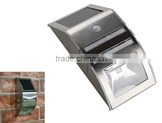 Steelness steel Super bright Solar Power Motion Sensor LED Light for outdoor