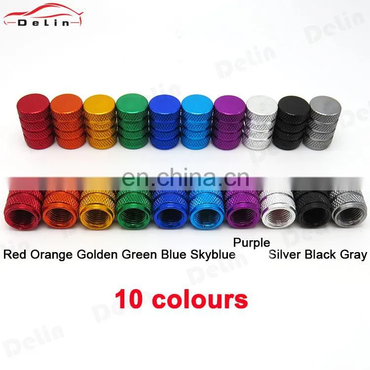 Aluminum tire valve stem caps black barrel design universal fit Cars, Trucks, SUV, Motorcycles, Bike and Bicycle