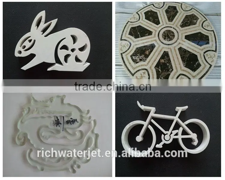 waterjet cutting machine for marble stone with flip cutting table