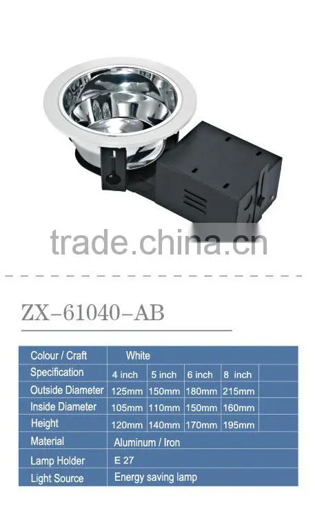 white energy saving lamp led crystal ceiling light
