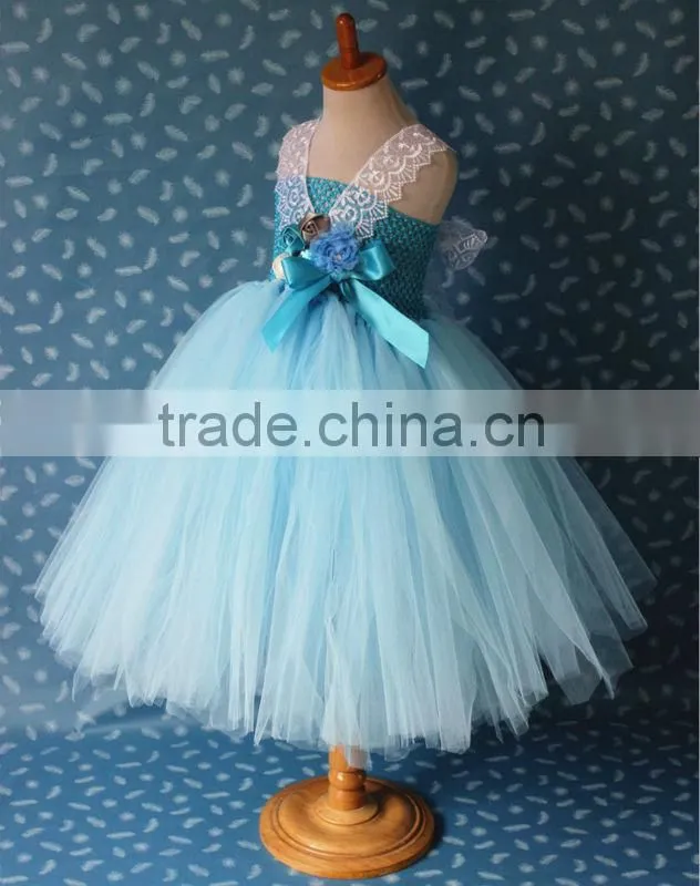 Girl Hot Princess Dresses Brand Girls Frozen Dress Elsa & Anna Summer tutu kids dress For Children Clothing 10pcs/lot