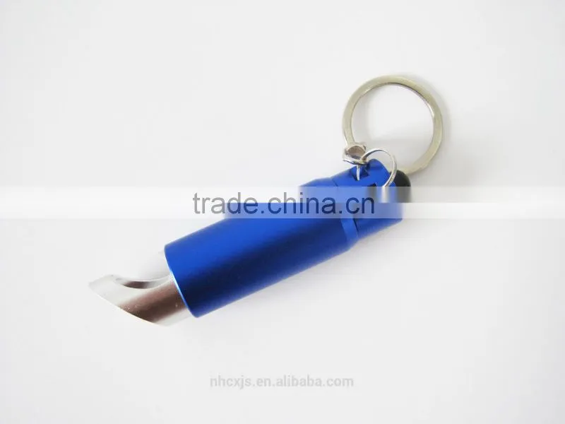 New super bright 3 led keychain flashlight with bottle opener