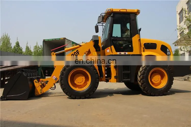 Factory Direct Joystick Strong 4 wheel drive 2 ton loading weight mining small front loader