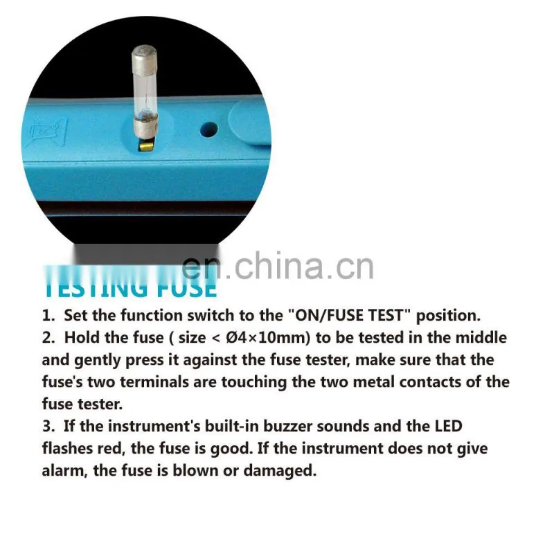 Allosun GK13 Non-Contact AC VOLTAGE DETECTOR Tester Christmas Light Bulb Tester & Fuse Inspector 12-600 V AC Light Fuse Check