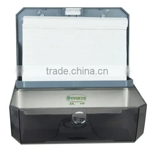 Hot sale wall hanging plastic hand tower box YK2089