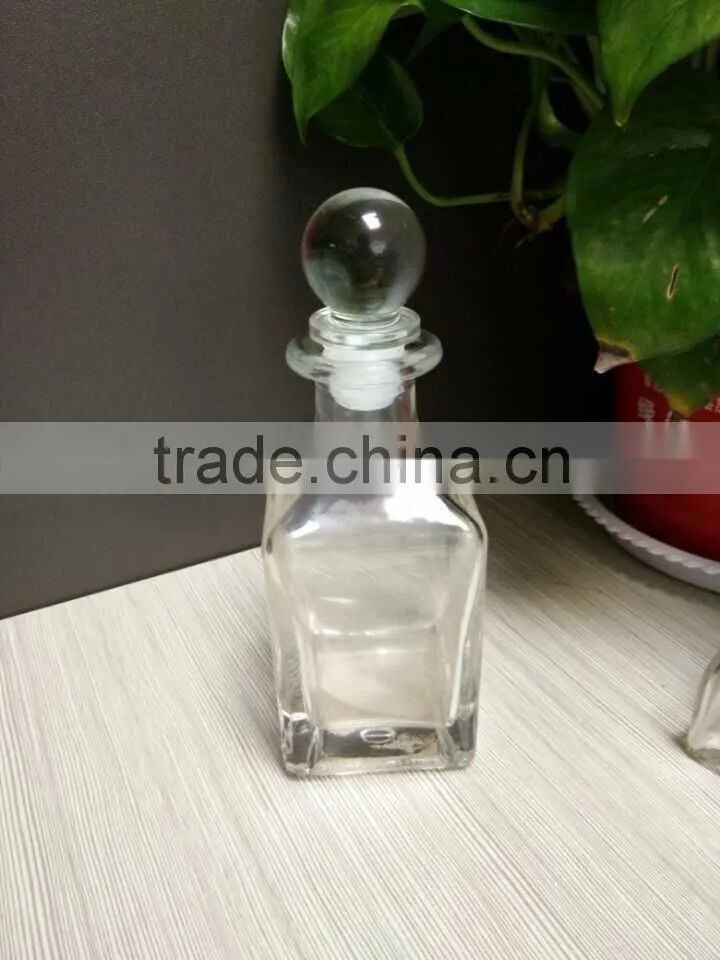 clear glass arome bottle with lid 150ml 50ml