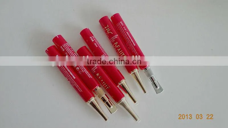 New product,Red tube,flexible plastic tube for cosmetic packagings,small soft tube,PE tube for cosmetic packaging