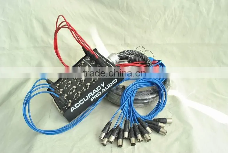 30 Meters 20 Channel Audio Snake Cable With Red And Blue Color Cable BS02Rb-1604X-30M