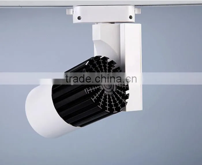 Guzhen Factory 3 Years Warranty Cree Chips CRI>90 2 Phase 3 Wires Track Light 30W LED