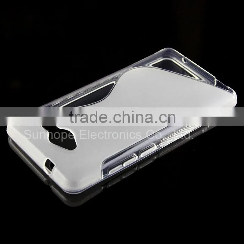 wholesale S line tpu mobile phone case for ZTE Blade L3