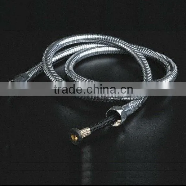 black nylon wire plaited/plait stainless steel shower hose,resist high pressure and temperature