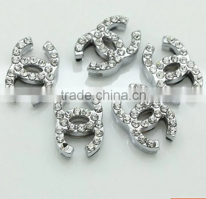 Zinc Alloy Cartoon Enamel Slide Charm 8mm inner Width Wholesale