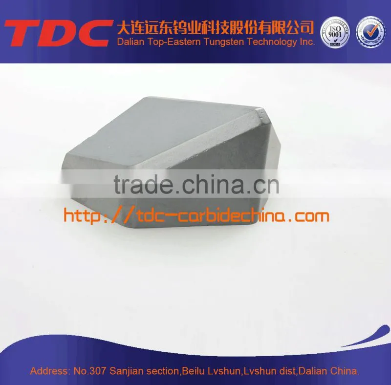 Sintered Tungsten Carbide Brazed Tips for Cutting Tools