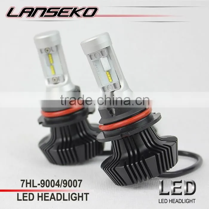 Lanseko price g7 4000LM 9007 led auto headlight with best lighting effect led headlight for bmw