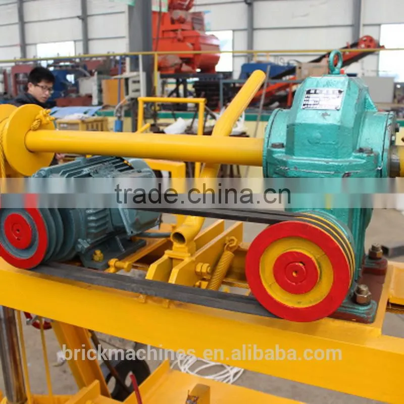 moving block making business egg laying brick block machine complete set