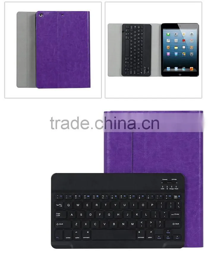crazy horse tablet keyboard case for asus memo pad 8 me581cl
