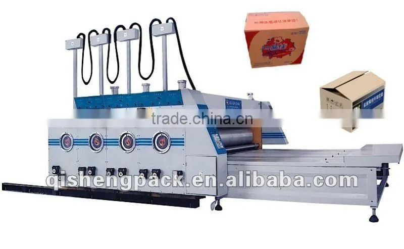 One color carton flexographic printing slotting machine
