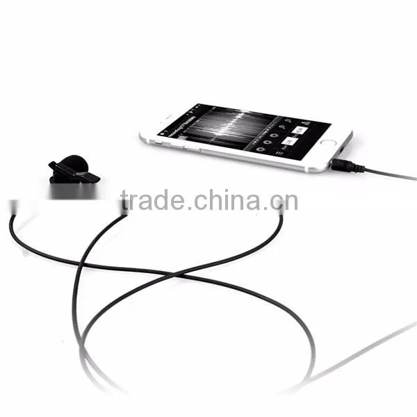 Commlite CoMica Lavalier Microphone CVM-V01SP Clip-on Omni-directional Condenser Mic for Smartphones