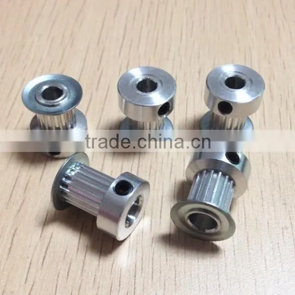 Aluminum MXL025 small timing belts and pulleys