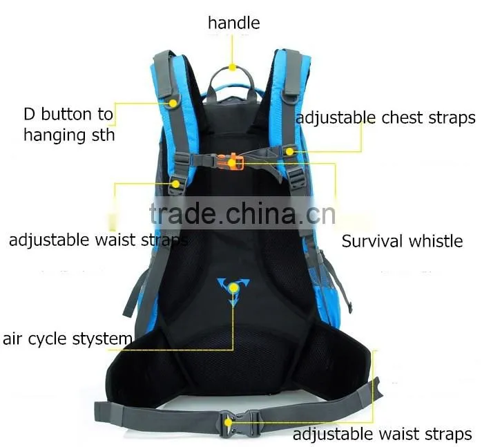 Hot sale mulit-function outdoor hiking backpack,Mountaineering bag
