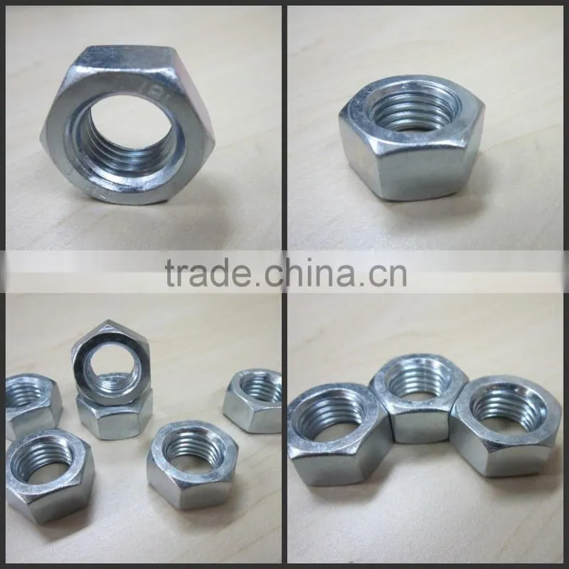 plain ,zinc hex nut ( DIN934)