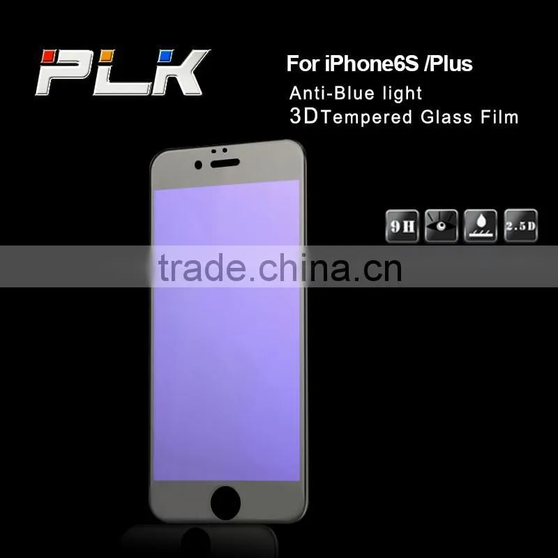 PULIKIN Manufactuer Anti Blue Light Tempered Glass Screen Protector For Iphone 6/6s Plus.