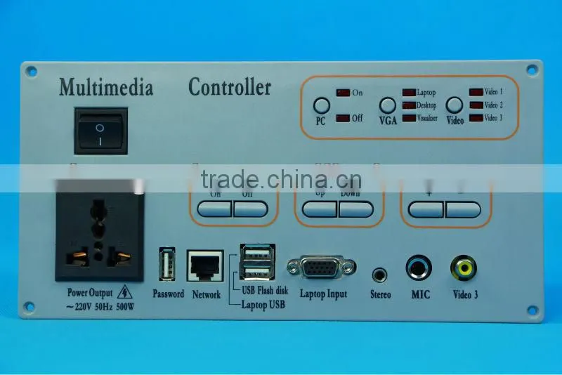 Classroom Audio-video signal multimedia audio controler