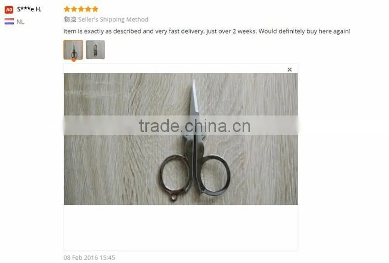 Diamond Spear Hot Sale Home Portable Folding Scissors Mini Folding Foldable Scissors Travel Scissor Color Silver