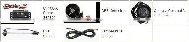 Vehicle Realtime gps tracker gt06 with fuel and temperature alarm to cut oil / power system